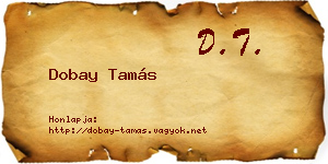 Dobay Tamás névjegykártya
